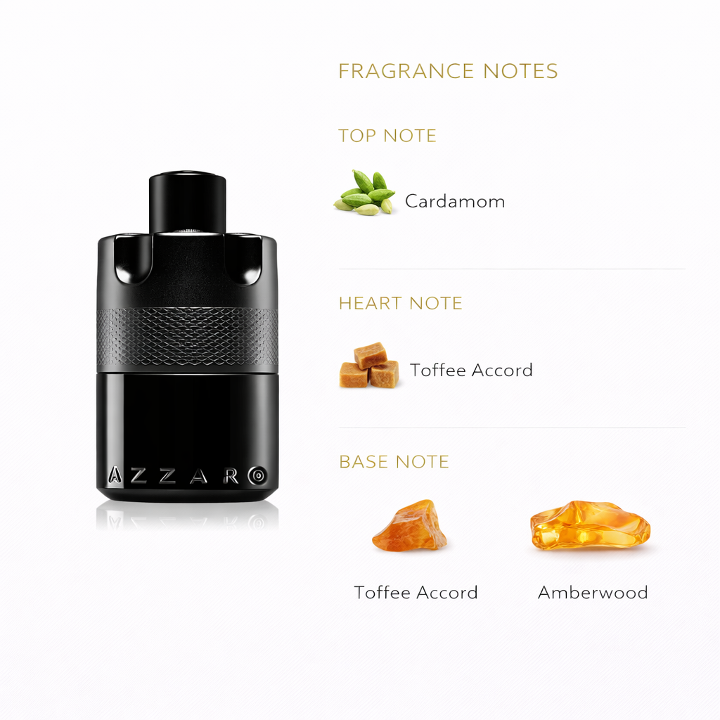 Azzaro The Most Wanted EDP | Intense Ambery Woody Fragrance