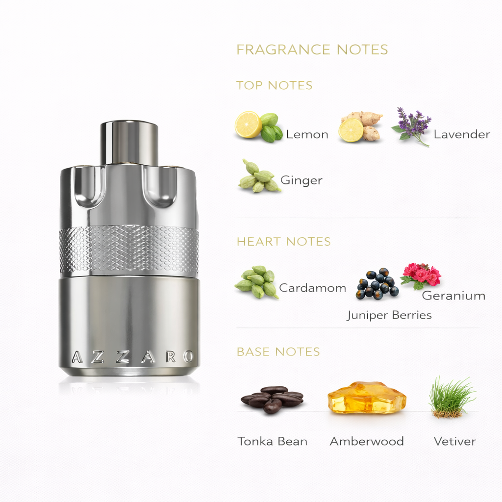 Azzaro Wanted Eau de Toilette | Bold Spicy Woody Fragrance