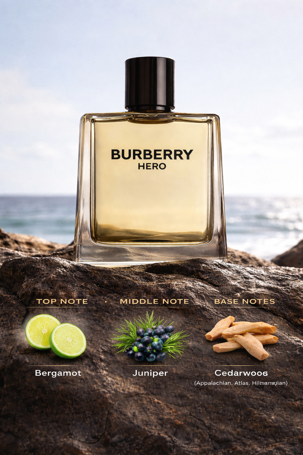 Burberry Hero Eau de Toilette | Modern Woody Men’s Fragrance