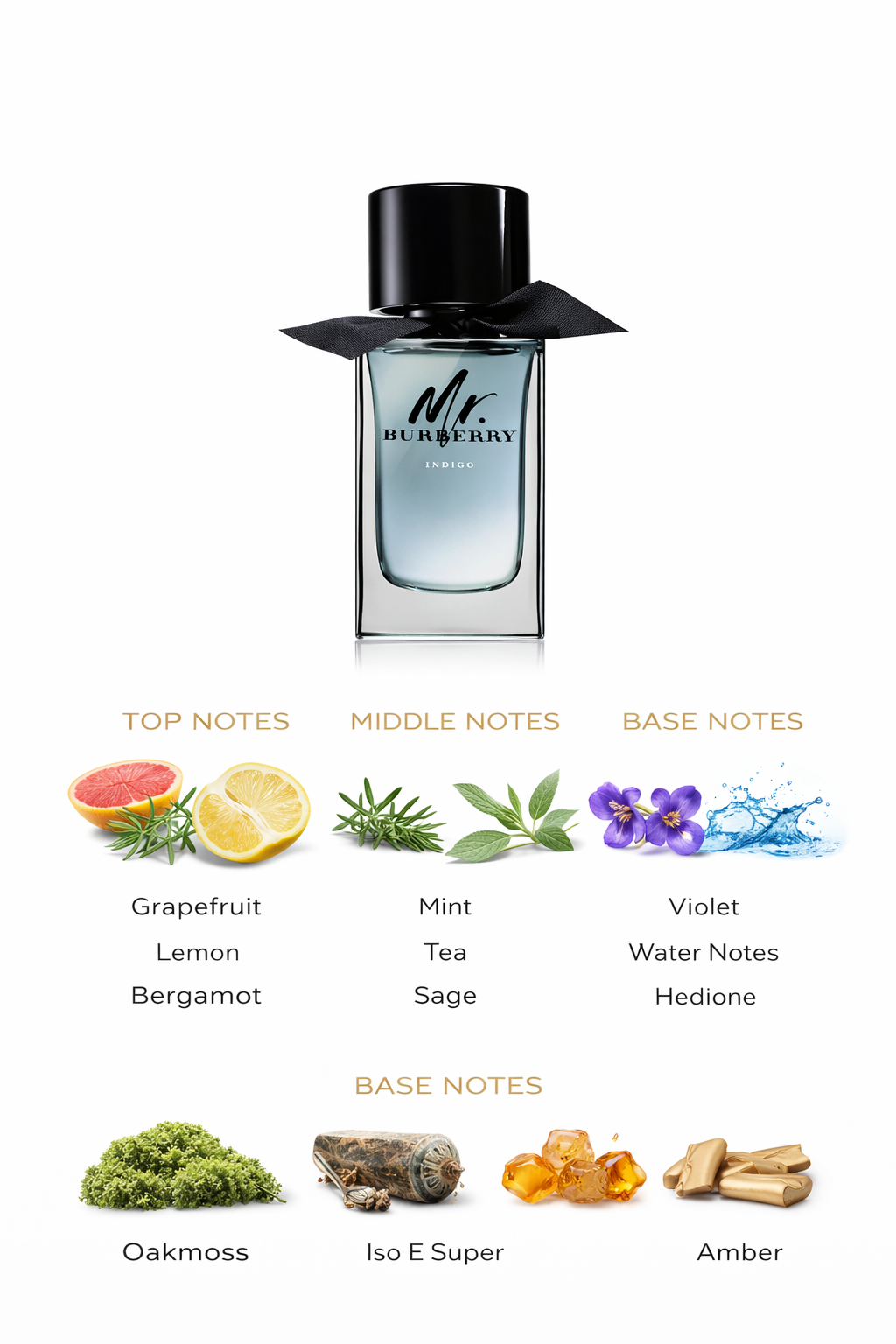 Mr. Burberry Indigo Eau de Toilette | Fresh Aromatic Men’s Scent