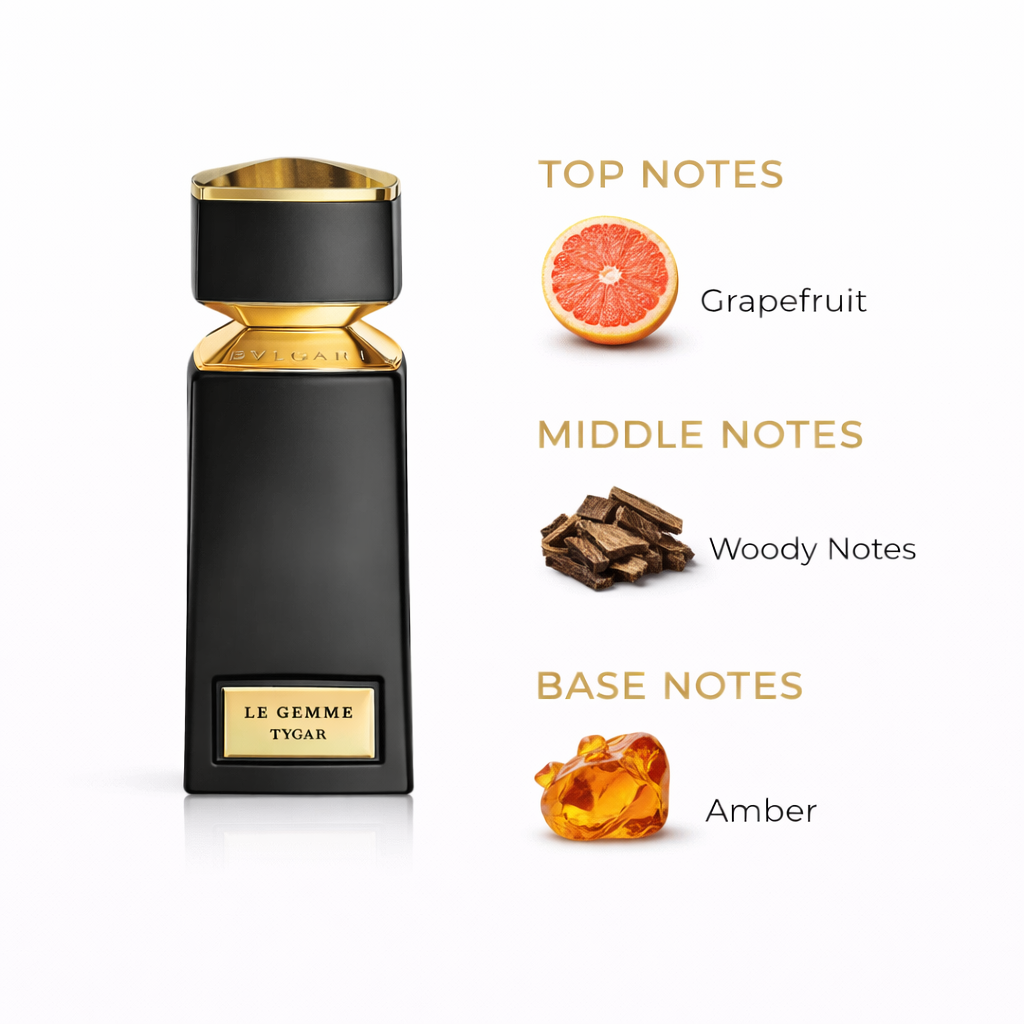Bvlgari Le Gemme Tygar Eau de Parfum | Citrus Amber Men’s Scent