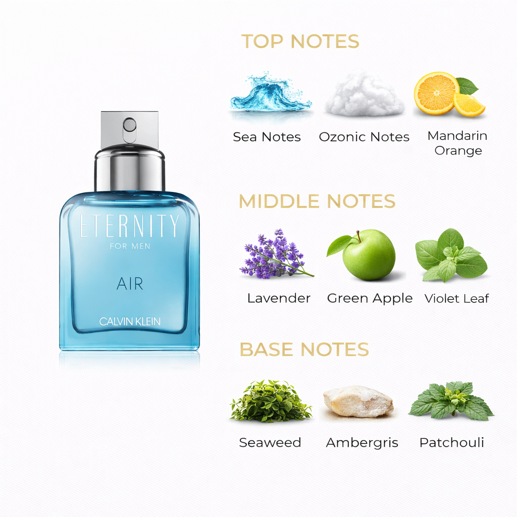Calvin Klein Eternity Air EDT | Fresh Aquatic Men’s Fragrance