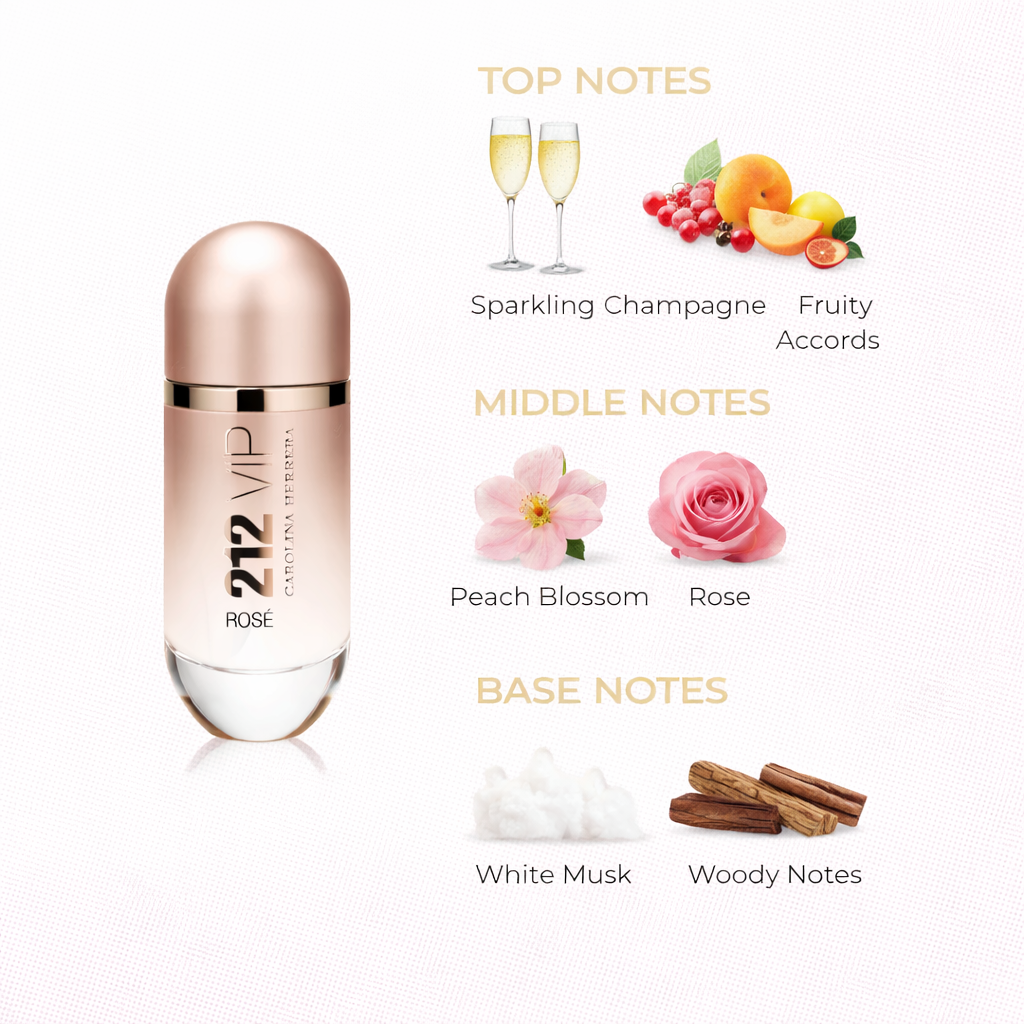 Carolina Herrera 212 VIP Rosé EDP | Floral Women’s Perfume