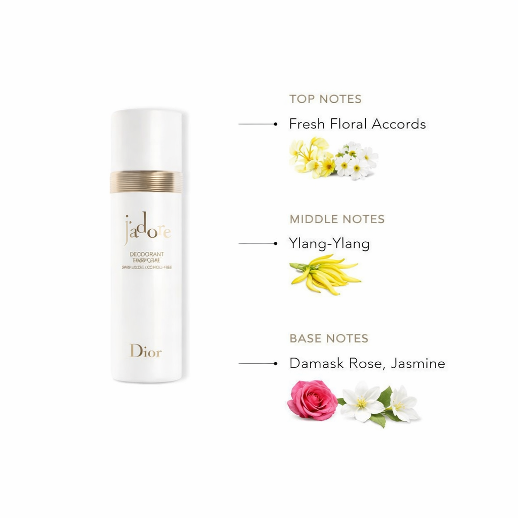 Dior J’adore Perfumed Deodorant | Floral Freshness