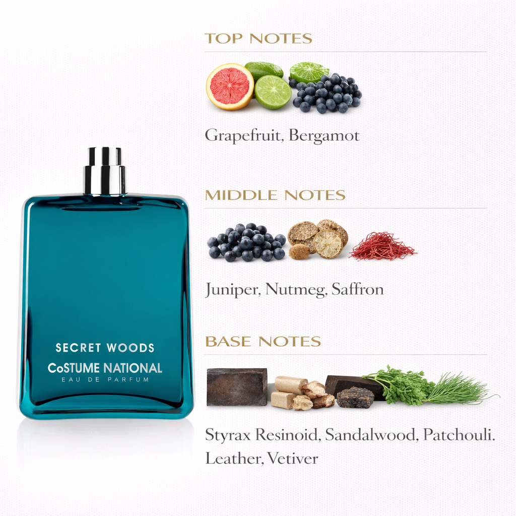 Woody Spicy Leather Fragrance with Citrus & Vetiver