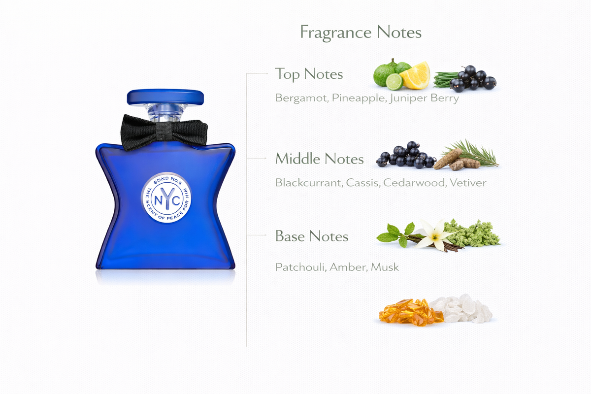 Bond No. 9 The Scent of Peace for Him Eau de Parfum | Fresh Woody Masculine Fragrance