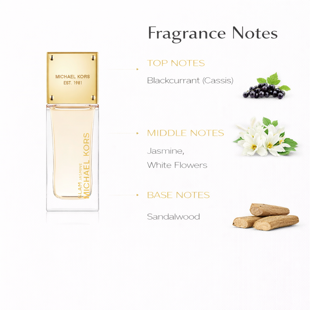 Michael Kors Glam Jasmine Eau de Parfum – Intense Floral Jasmine Fragrance for Women