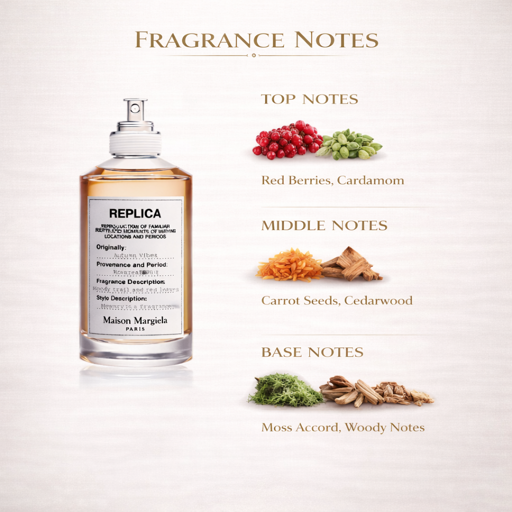 Maison Margiela Replica Autumn Vibes – Woody Spicy Forest Fragrance