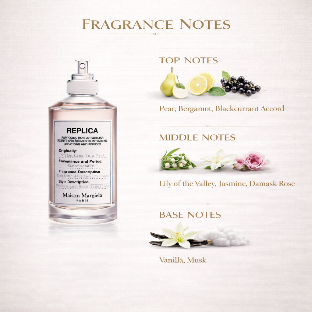Maison Margiela Replica Springtime in a Park – Fresh Floral Fruity Unisex Fragrance
