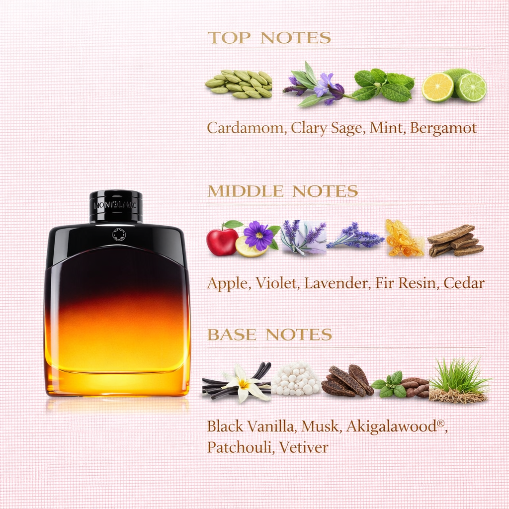 Montblanc Legend Night Eau de Parfum for Men – Woody Oriental Elegance