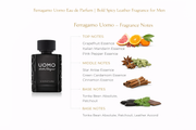 Ferragamo Uomo Eau de Parfum | Bold Spicy Leather Fragrance for Men