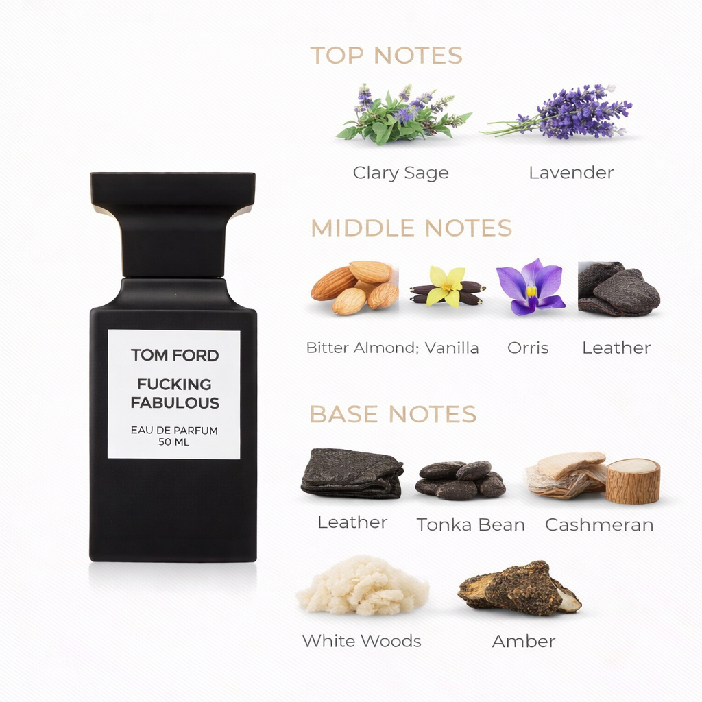 Aromatic Leather Amber Fragrance for Men