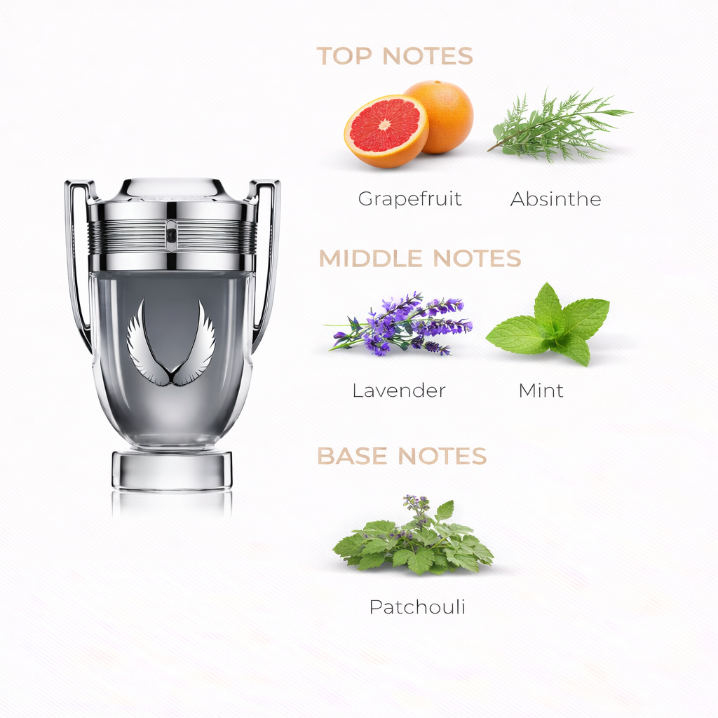 Paco Rabanne Invictus Platinum Eau de Parfum for Men | Aromatic Woody Fragrance