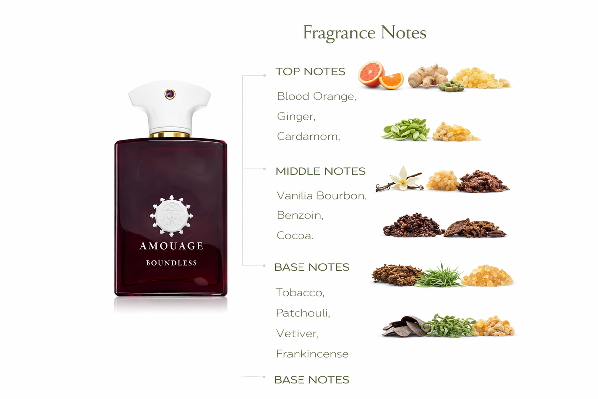 Amouage Boundless Eau de Parfum | Energetic Spicy Ambery Fragrance