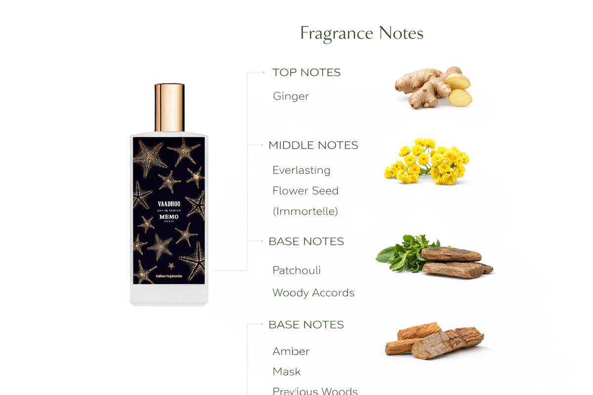 Vaadhoo Eau de Parfum by Memo Paris