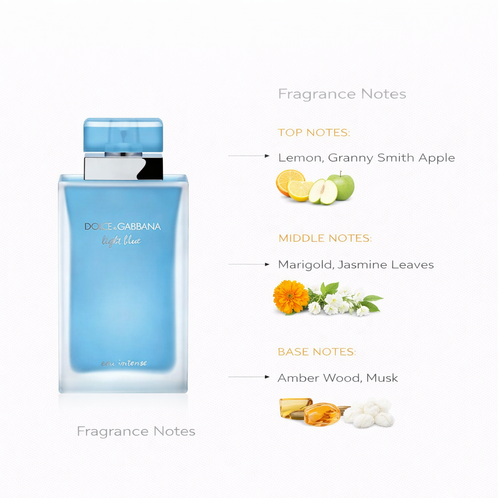Dolce & Gabbana Light Blue Eau Intense Women | Summer Scent