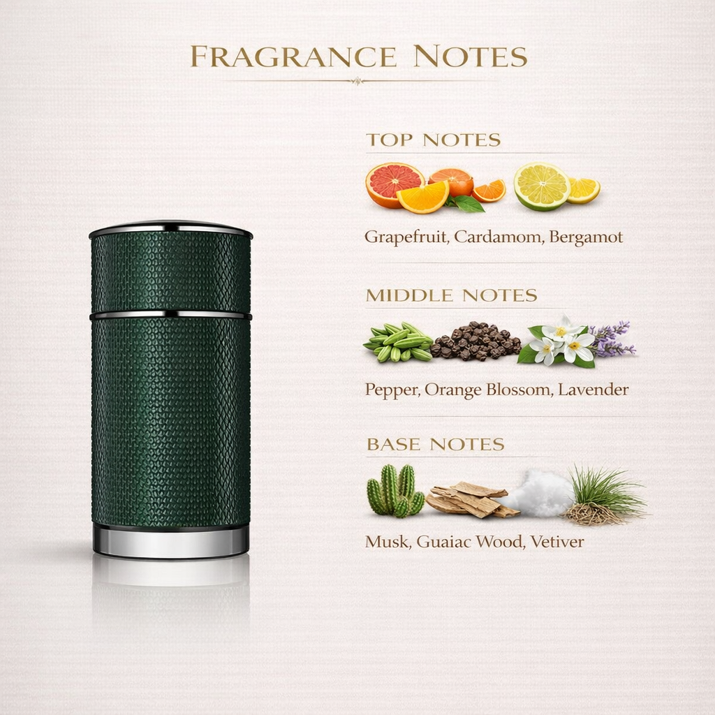 Dunhill Icon Racing Eau de Parfum – Fresh Citrus Woody Scent for Men