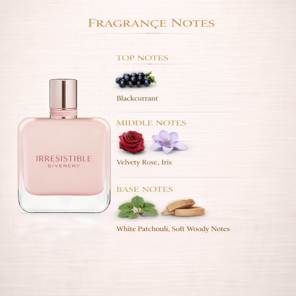 Givenchy Irresistible Rose Velvet Eau de Parfum – Velvety Rose Floral Scent