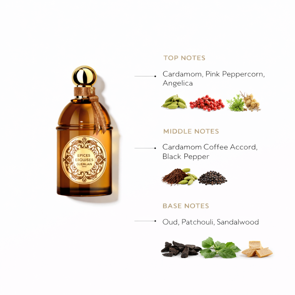Epices Exquises by Guerlain – Spicy Cardamom Coffee & Oud Fragrance
