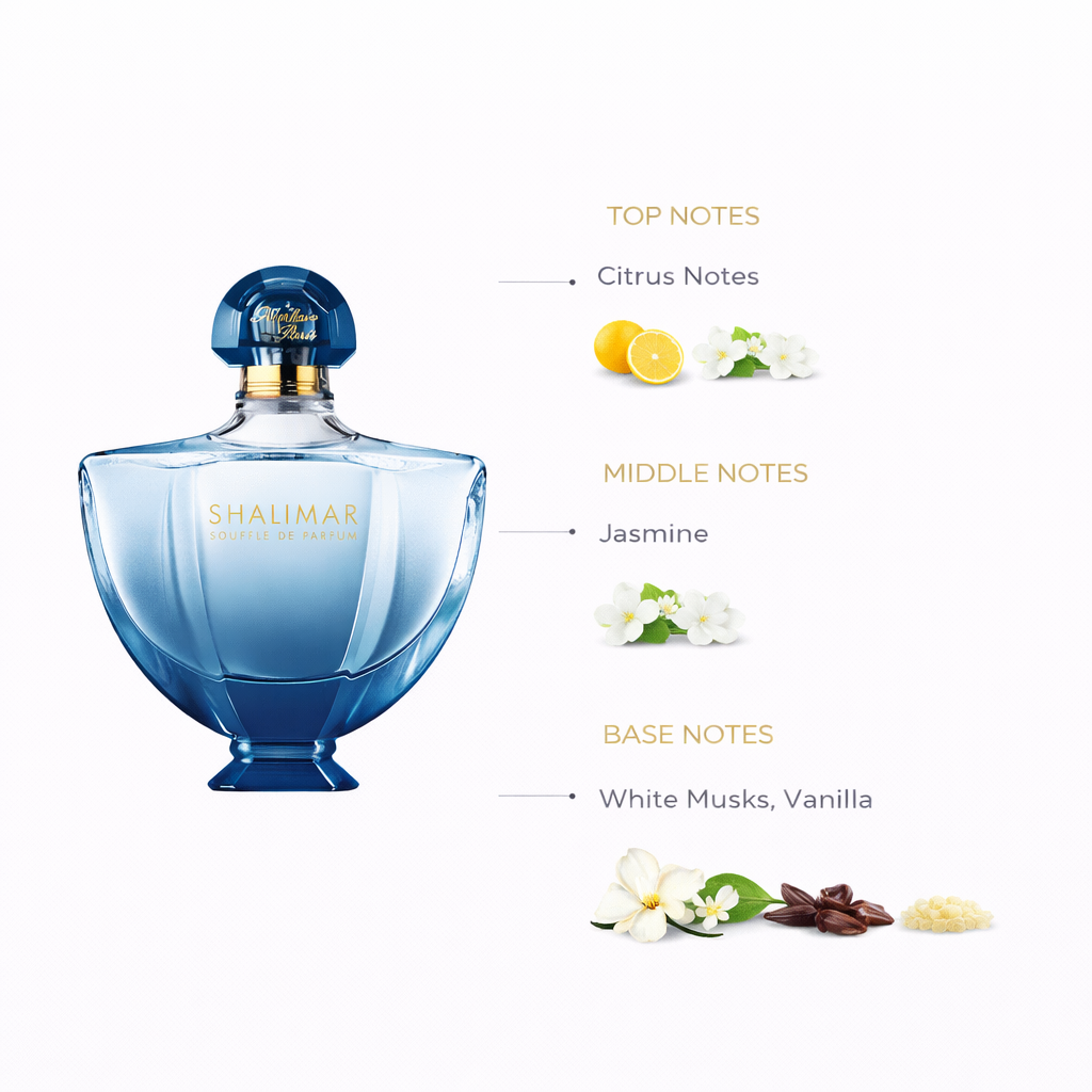 Shalimar Souffle de Parfum by Guerlain – Light Citrus Vanilla Fragrance for Women