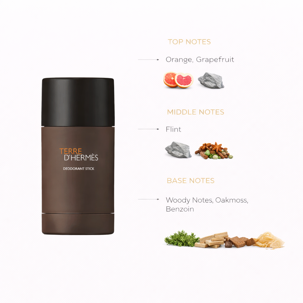 Terre d’Hermès Deodorant Stick – Elegant Citrus Woody Freshness for Men
