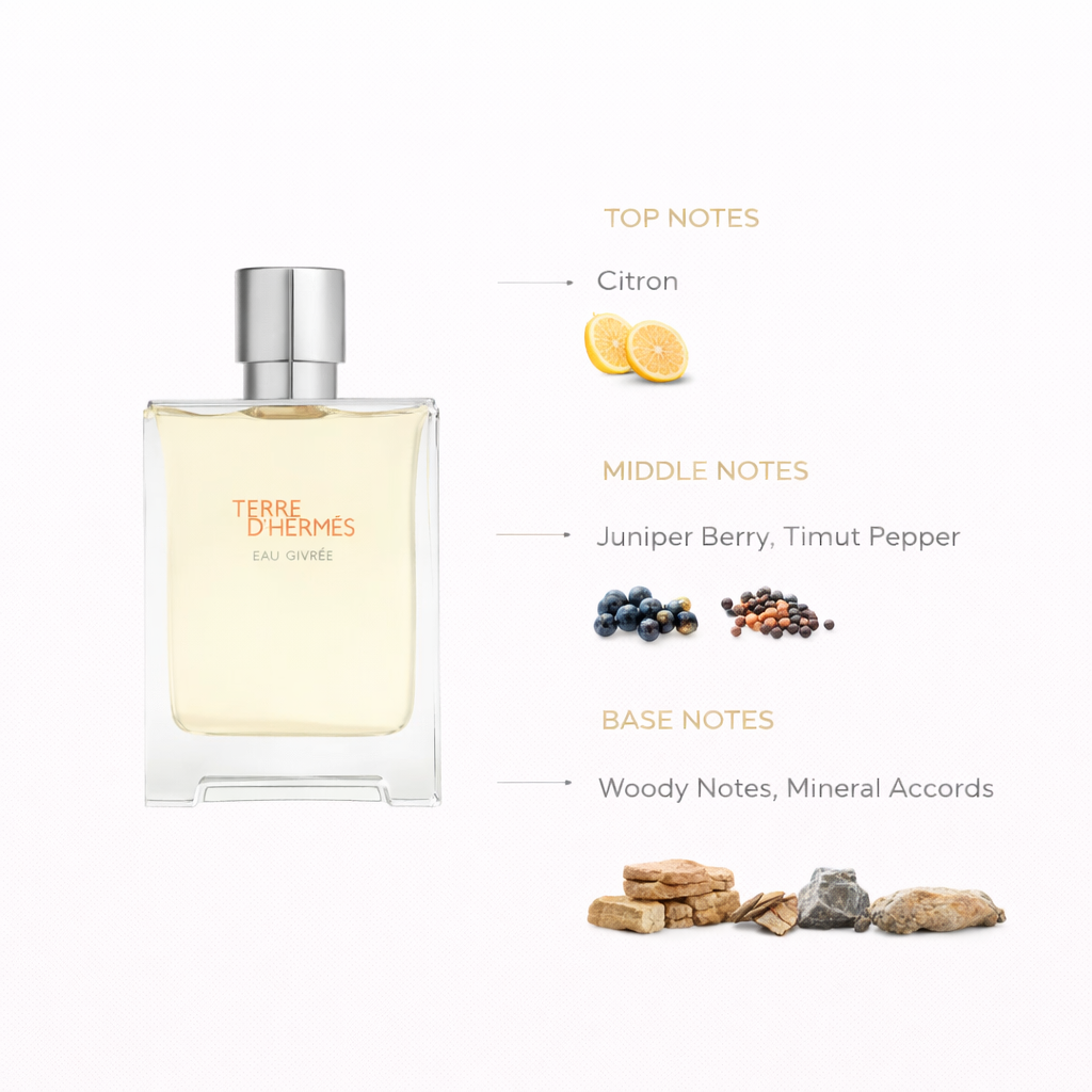 Terre d’Hermès Eau Givrée Eau de Parfum – Icy Citrus Woody Fragrance for Men