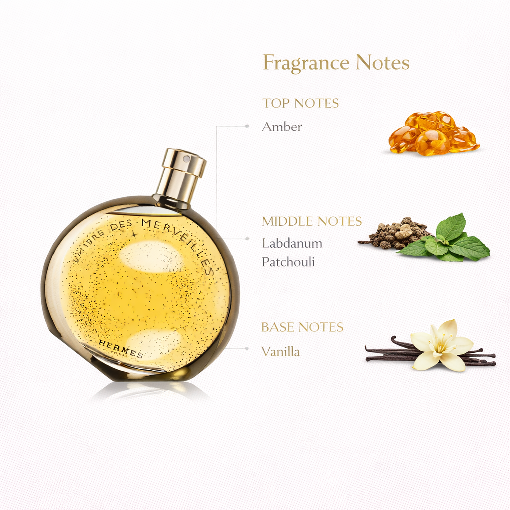 L’Ambre des Merveilles Eau de Parfum by Hermès | Warm Oriental Fragrance for Women