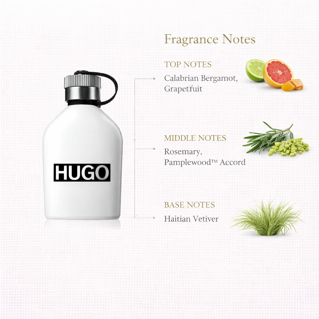 Hugo Reversed Eau de Toilette by Hugo Boss | Fresh Aromatic Fragrance for Men