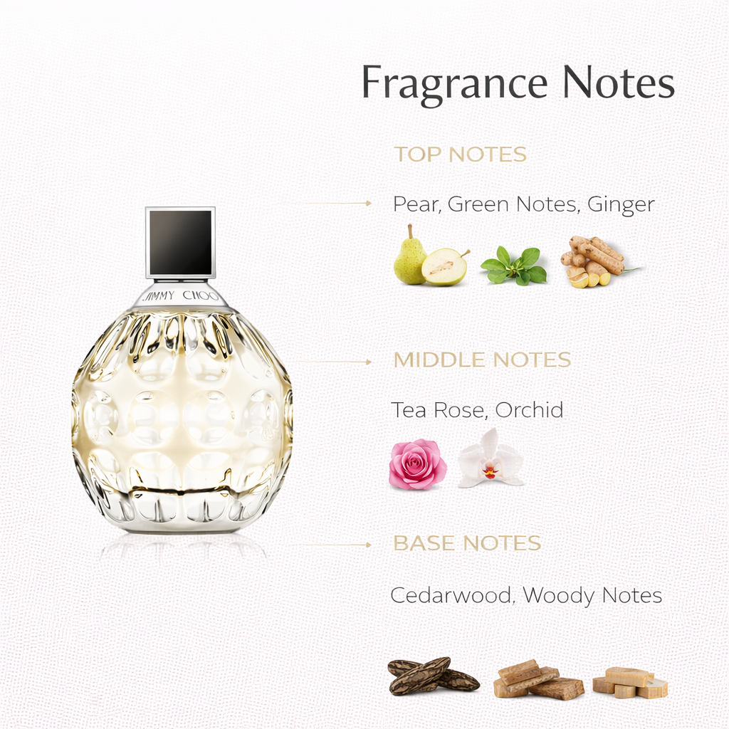Jimmy Choo For Women Eau de Toilette – Playful Fruity Floral Fragrance