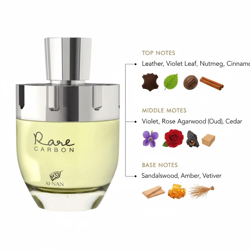 Afnan Rare Carbon Eau de Parfum 100ml for Men