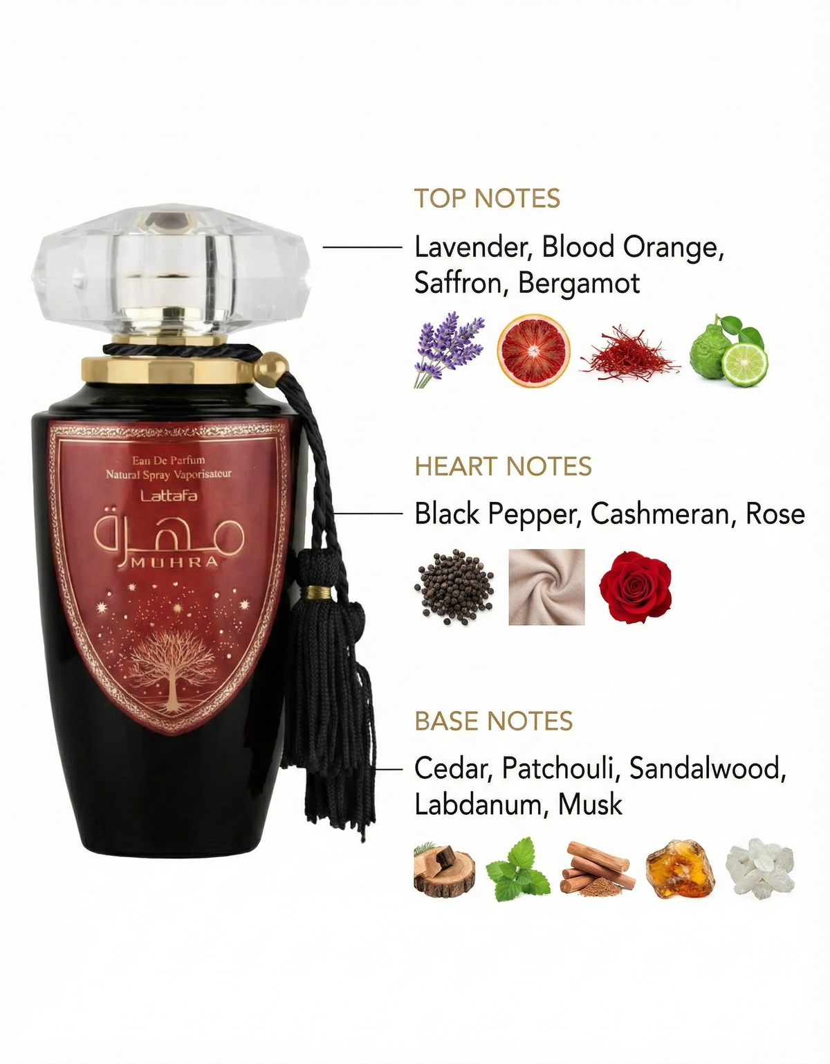 Lattafa Mohra Eau De Parfum 100ML