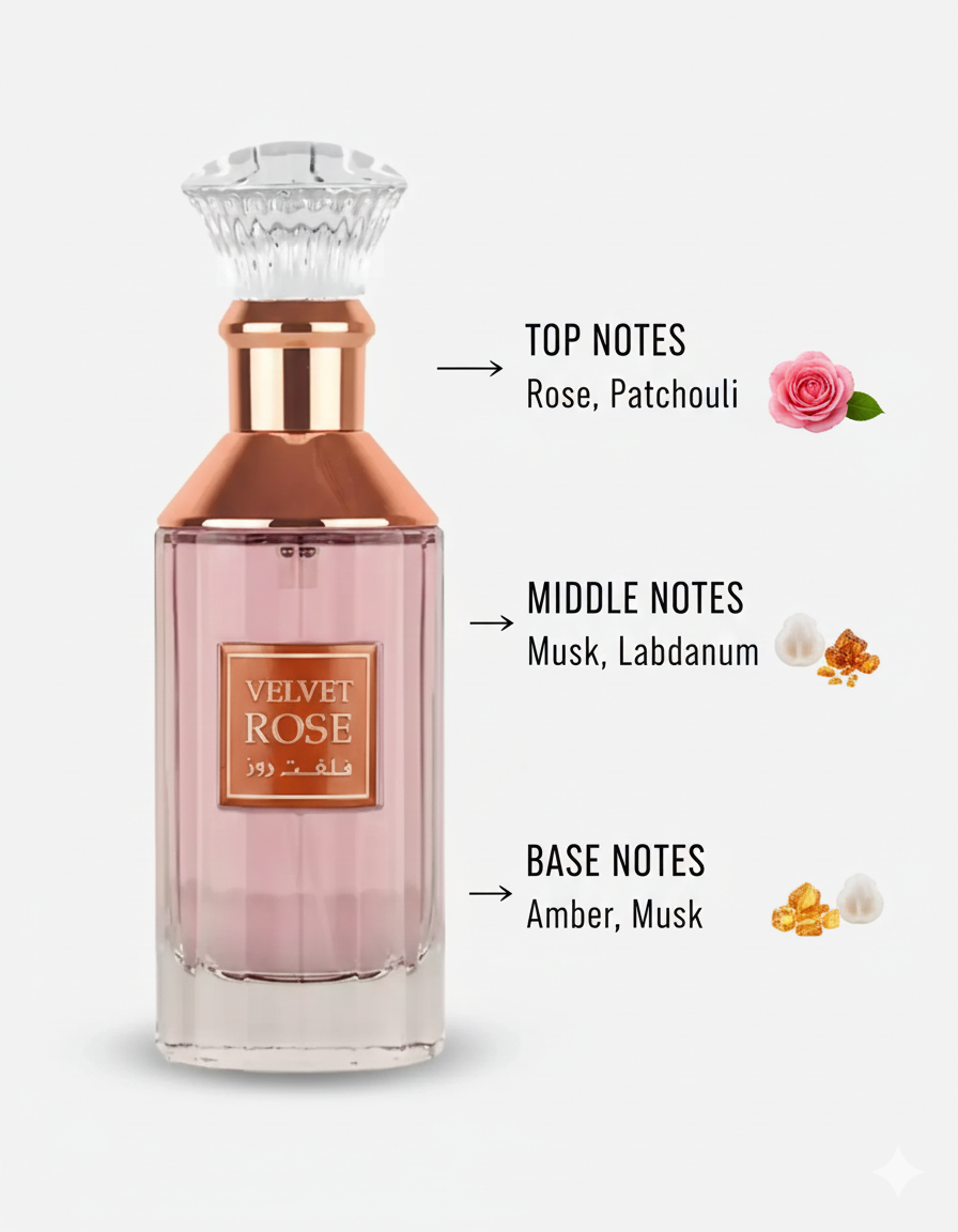 Lattafa Velvet Rose Eau de Parfum 100ml