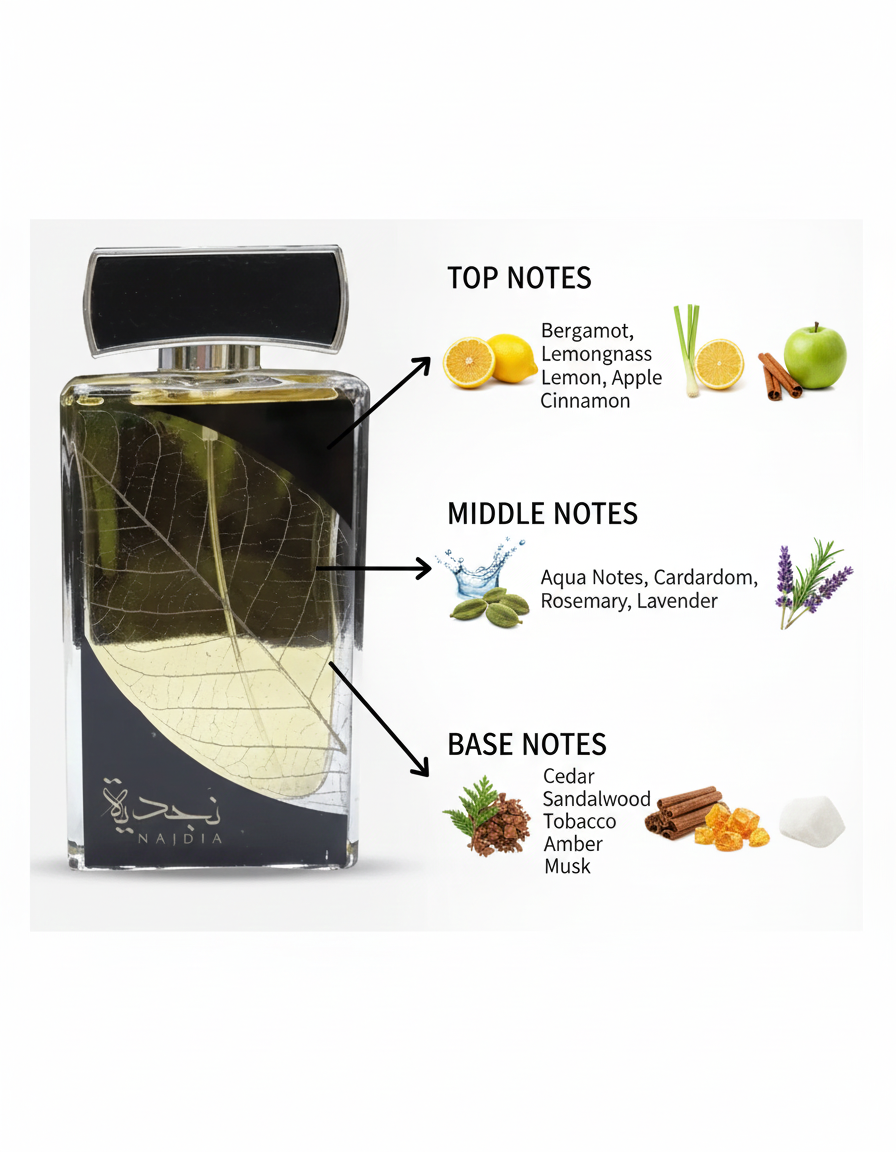 Lattafa Najdia Eau De Parfum for Men 100ml