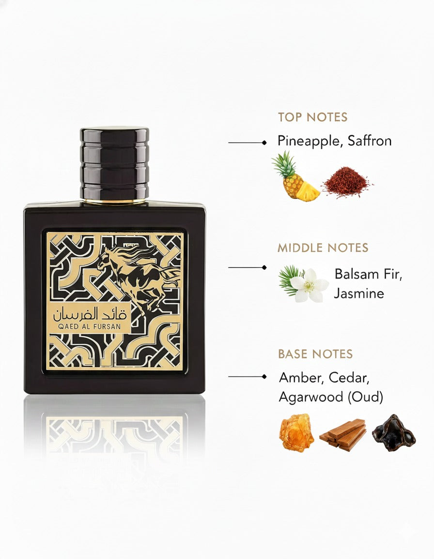 Lattafa Qaed Al Fursan Eau De Parfum 90ML