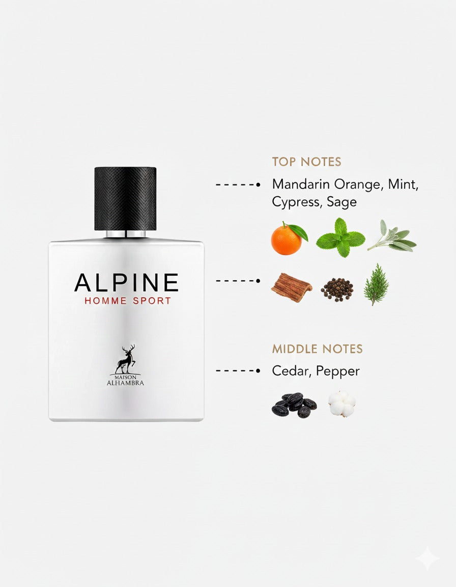 Maison Alhambra Alpine Homme Sport EDP 100ML
