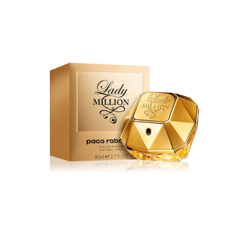 Paco Rabanne Lady Million Eau de Parfum for Women | Sensual Floral Fruity Fragrance