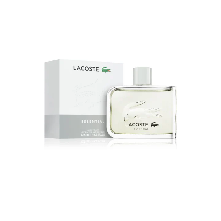 Lacoste Essential Eau de Toilette – Long-Lasting Woody Fresh Fragrance for Men