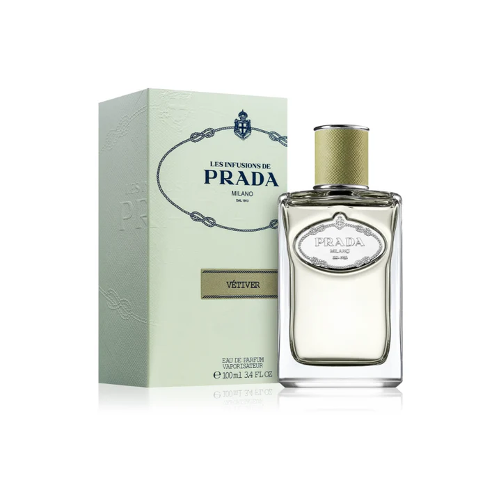 Prada Les Infusions Infusion de Vetiver Eau de Parfum – Unisex Woody Citrus Fragrance