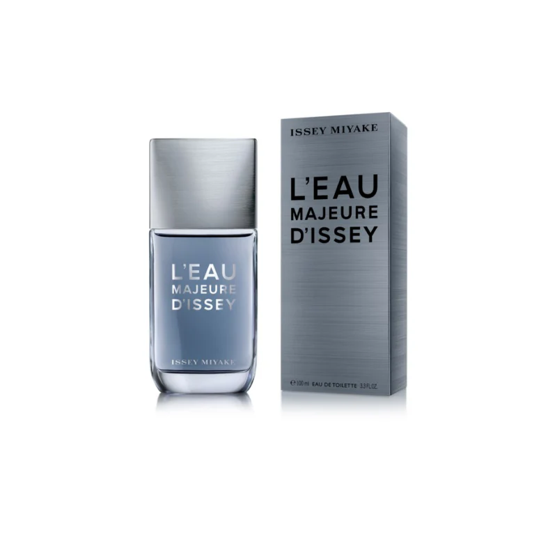 Issey Miyake L’Eau Majeure d’Issey Eau de Toilette – Woody Aquatic Men’s Fragrance