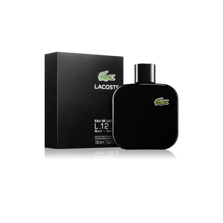 Lacoste L.12.12 Noir Eau de Toilette – Fresh Spicy Aromatic Fragrance for Men