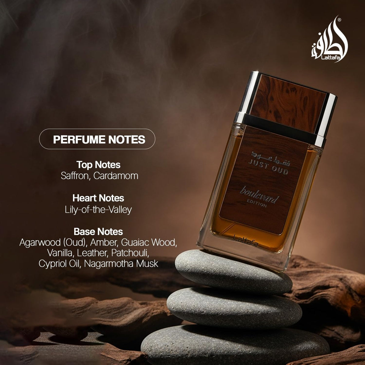 Lattafa Just Oud Boulevard Edition EDP 90ML