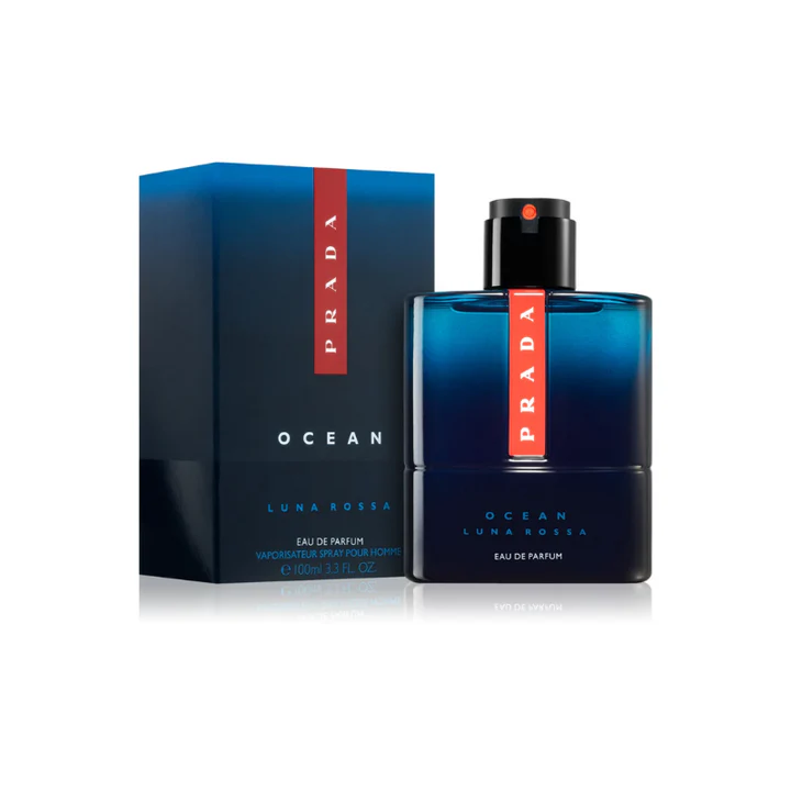 Prada Luna Rossa Carbon Eau de Toilette for Men | Fresh Aromatic Fragrance