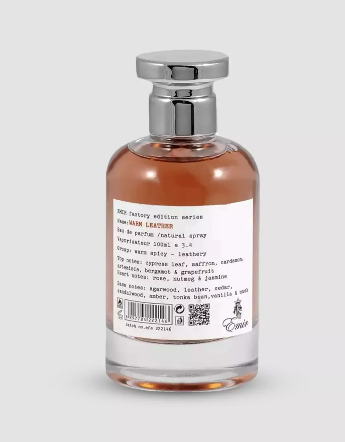 Emir Warm Leather Eau de Parfum 100ml