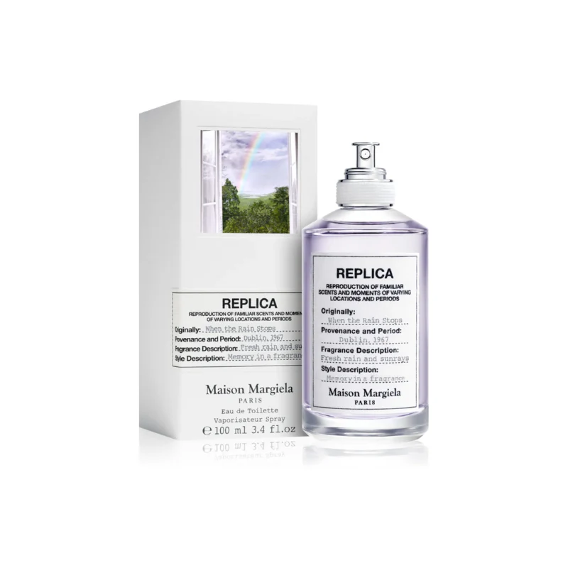 Maison Margiela Replica When the Rain Stops – Fresh Aquatic Aromatic Unisex Fragrance