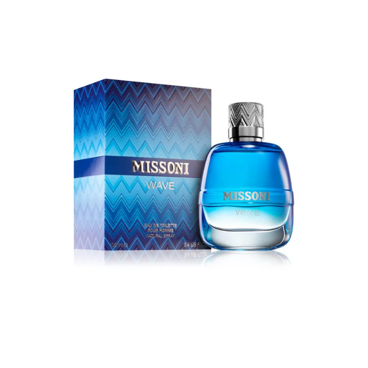 Missoni Wave Eau de Toilette – Fresh Marine Aromatic Fragrance for Men
