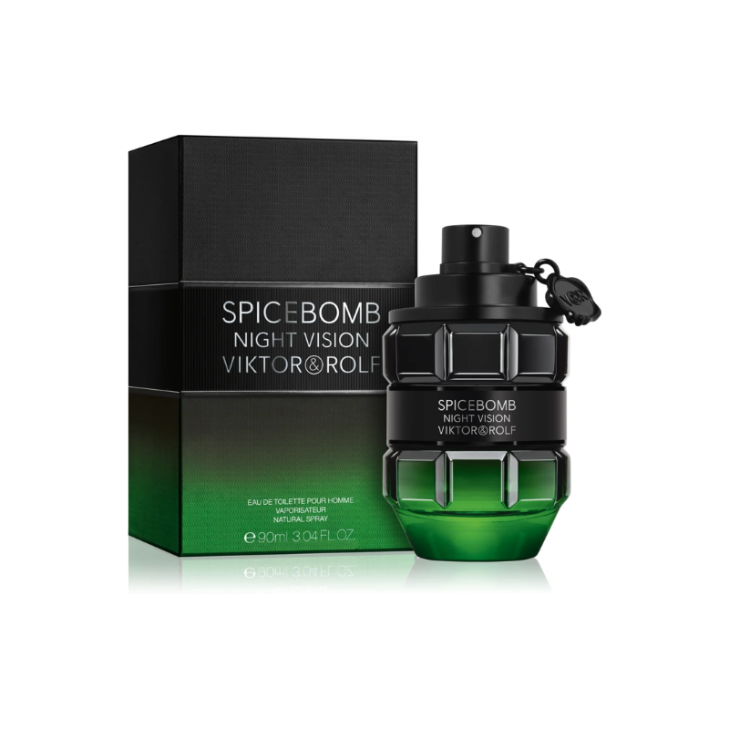 Viktor & Rolf Spicebomb Night Vision Eau de Toilette for Men | Fresh Spicy Woody Fragrance
