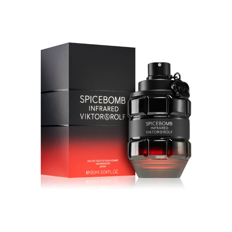 Viktor & Rolf Spicebomb Infrared Eau de Toilette for Men | Spicy Woody Fragrance