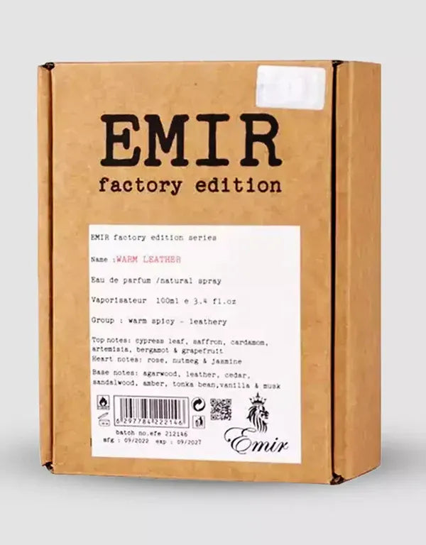 Emir Warm Leather Eau de Parfum 100ml