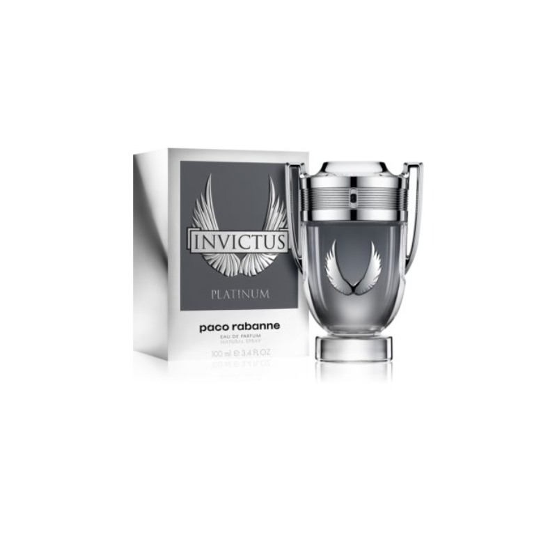 Paco Rabanne Invictus Platinum Eau de Parfum for Men | Aromatic Woody Fragrance